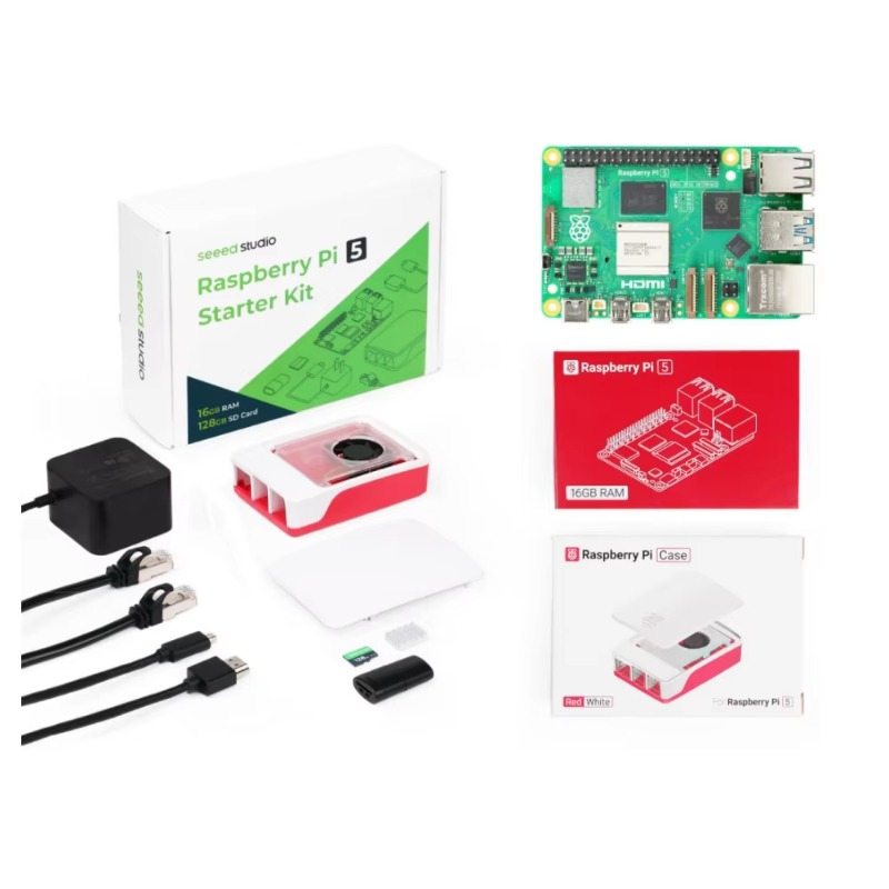 Raspberry Pi 5 8Gb Kit - 5 Starterkit – 4 GB/8 GB/16