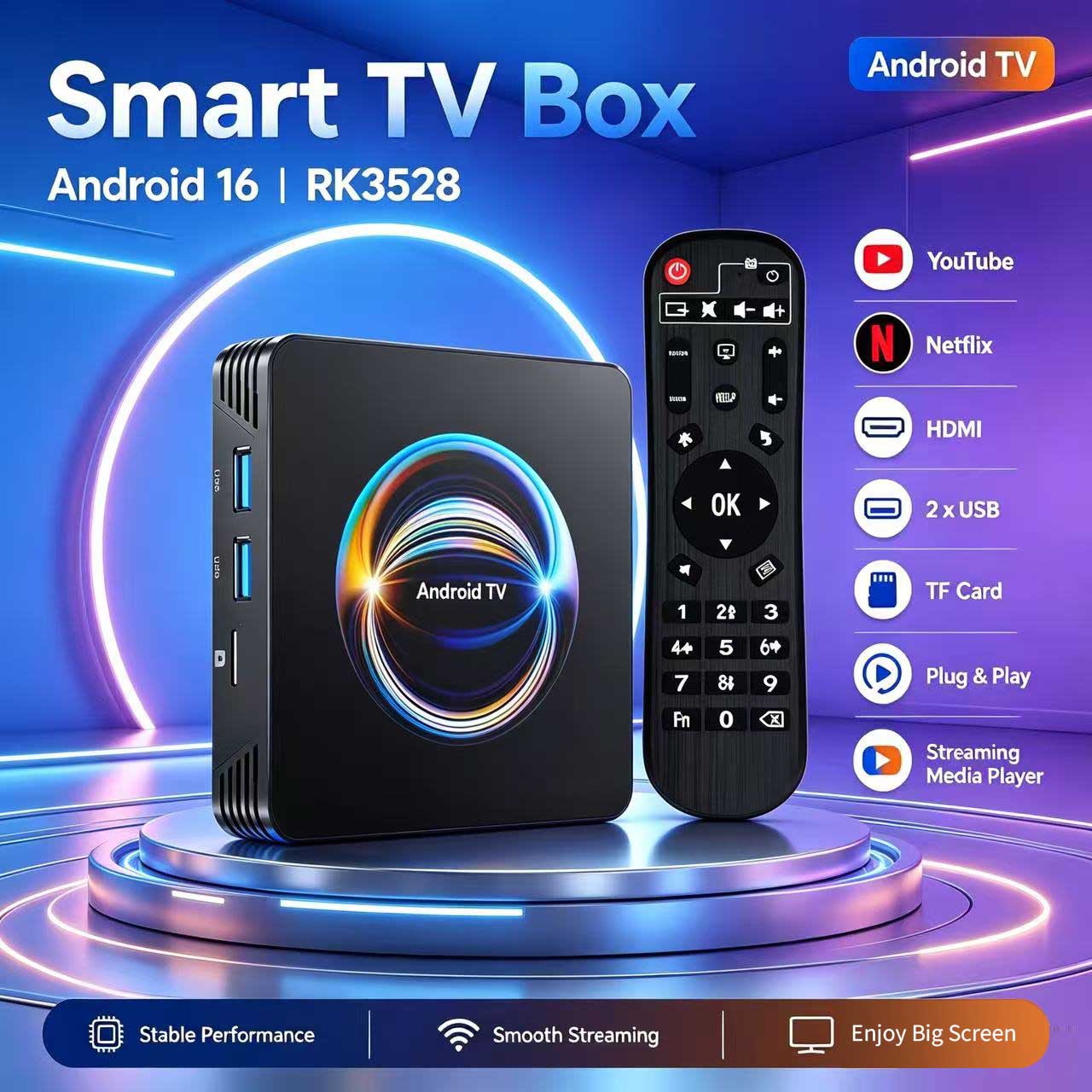 Android 16 X66 TV Box RK3528 Q - Khadas Vim4 8Gb recensie en prijs